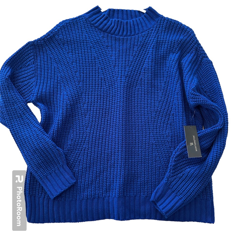 Worthington Prince blue sweater small